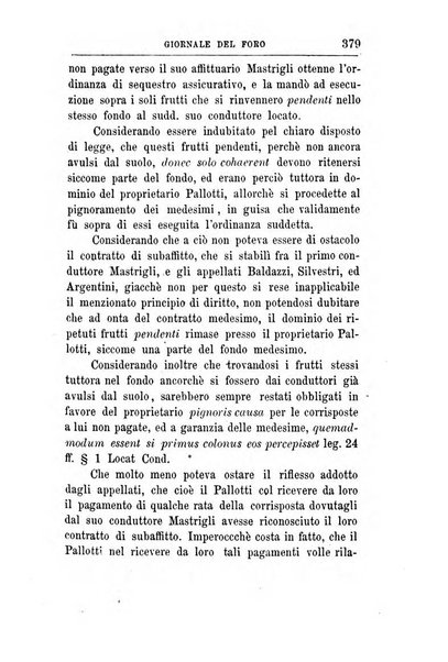 Giornale del Foro in cui si raccolgono le più importanti regiudicate dei supremi tribunali di Roma e dello Stato pontificio in materia civile