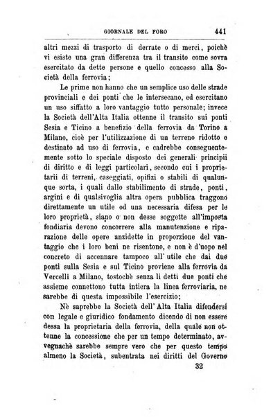 Giornale del Foro in cui si raccolgono le più importanti regiudicate dei supremi tribunali di Roma e dello Stato pontificio in materia civile