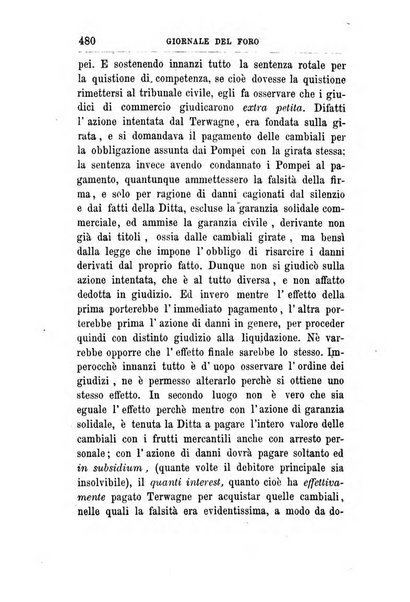 Giornale del Foro in cui si raccolgono le più importanti regiudicate dei supremi tribunali di Roma e dello Stato pontificio in materia civile