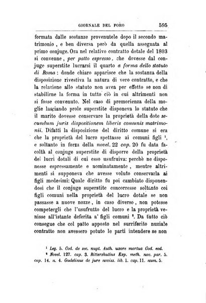 Giornale del Foro in cui si raccolgono le più importanti regiudicate dei supremi tribunali di Roma e dello Stato pontificio in materia civile