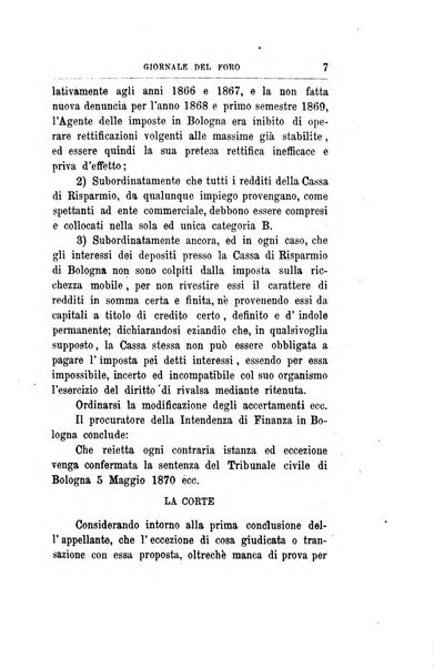 Giornale del Foro in cui si raccolgono le più importanti regiudicate dei supremi tribunali di Roma e dello Stato pontificio in materia civile