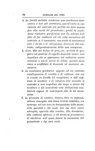 Giornale del Foro in cui si raccolgono le più importanti regiudicate dei supremi tribunali di Roma e dello Stato pontificio in materia civile