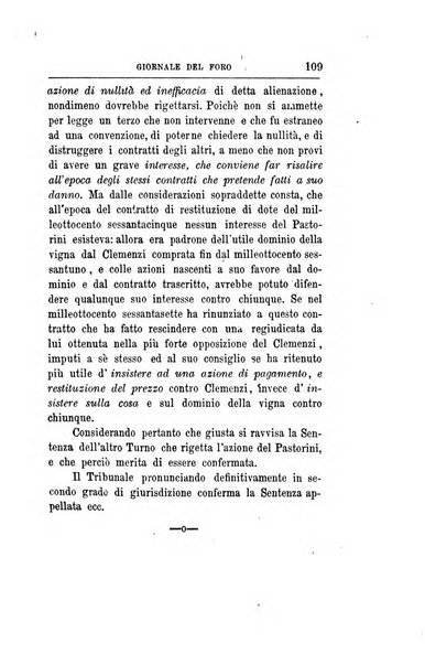 Giornale del Foro in cui si raccolgono le più importanti regiudicate dei supremi tribunali di Roma e dello Stato pontificio in materia civile