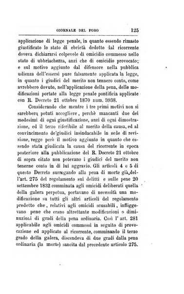 Giornale del Foro in cui si raccolgono le più importanti regiudicate dei supremi tribunali di Roma e dello Stato pontificio in materia civile