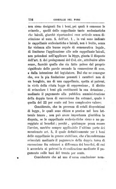 Giornale del Foro in cui si raccolgono le più importanti regiudicate dei supremi tribunali di Roma e dello Stato pontificio in materia civile