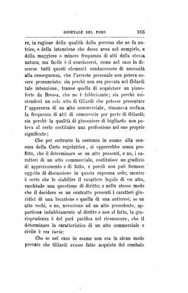 Giornale del Foro in cui si raccolgono le più importanti regiudicate dei supremi tribunali di Roma e dello Stato pontificio in materia civile