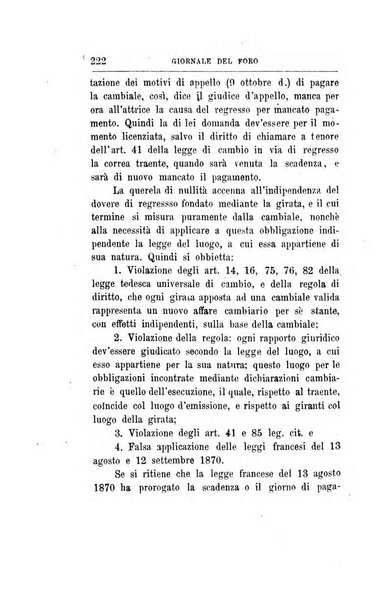 Giornale del Foro in cui si raccolgono le più importanti regiudicate dei supremi tribunali di Roma e dello Stato pontificio in materia civile