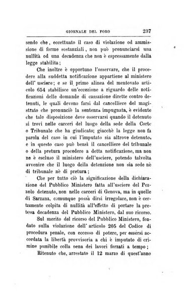 Giornale del Foro in cui si raccolgono le più importanti regiudicate dei supremi tribunali di Roma e dello Stato pontificio in materia civile