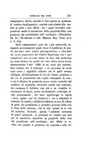 Giornale del Foro in cui si raccolgono le più importanti regiudicate dei supremi tribunali di Roma e dello Stato pontificio in materia civile