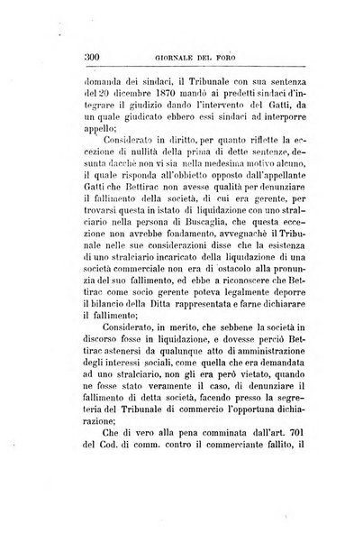 Giornale del Foro in cui si raccolgono le più importanti regiudicate dei supremi tribunali di Roma e dello Stato pontificio in materia civile