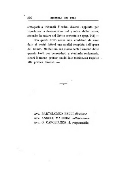 Giornale del Foro in cui si raccolgono le più importanti regiudicate dei supremi tribunali di Roma e dello Stato pontificio in materia civile