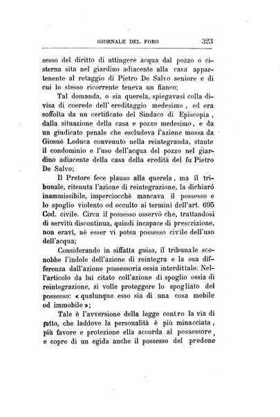 Giornale del Foro in cui si raccolgono le più importanti regiudicate dei supremi tribunali di Roma e dello Stato pontificio in materia civile