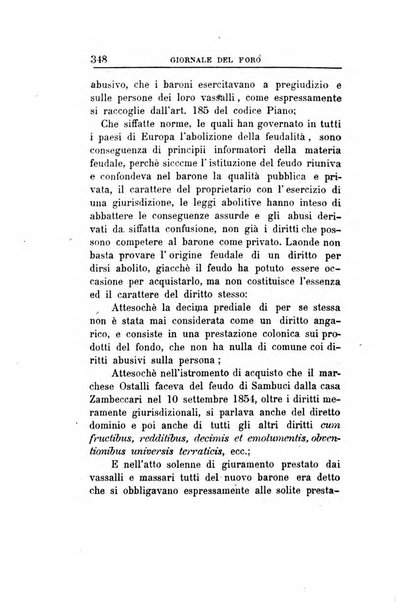 Giornale del Foro in cui si raccolgono le più importanti regiudicate dei supremi tribunali di Roma e dello Stato pontificio in materia civile