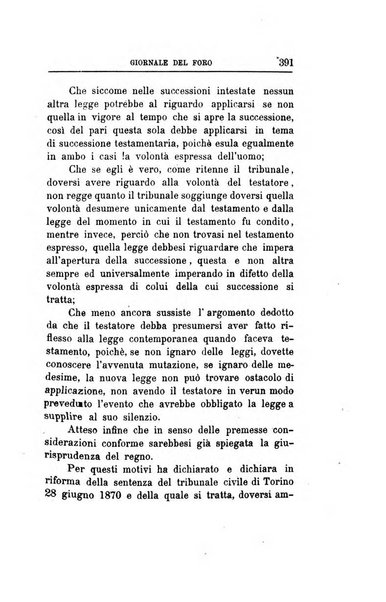 Giornale del Foro in cui si raccolgono le più importanti regiudicate dei supremi tribunali di Roma e dello Stato pontificio in materia civile