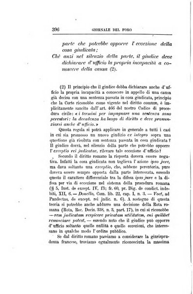 Giornale del Foro in cui si raccolgono le più importanti regiudicate dei supremi tribunali di Roma e dello Stato pontificio in materia civile