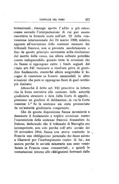 Giornale del Foro in cui si raccolgono le più importanti regiudicate dei supremi tribunali di Roma e dello Stato pontificio in materia civile