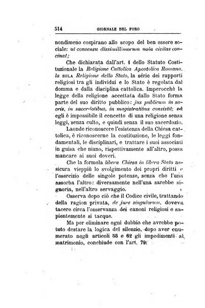 Giornale del Foro in cui si raccolgono le più importanti regiudicate dei supremi tribunali di Roma e dello Stato pontificio in materia civile