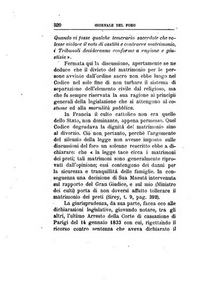 Giornale del Foro in cui si raccolgono le più importanti regiudicate dei supremi tribunali di Roma e dello Stato pontificio in materia civile