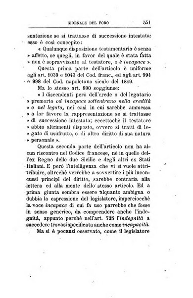 Giornale del Foro in cui si raccolgono le più importanti regiudicate dei supremi tribunali di Roma e dello Stato pontificio in materia civile