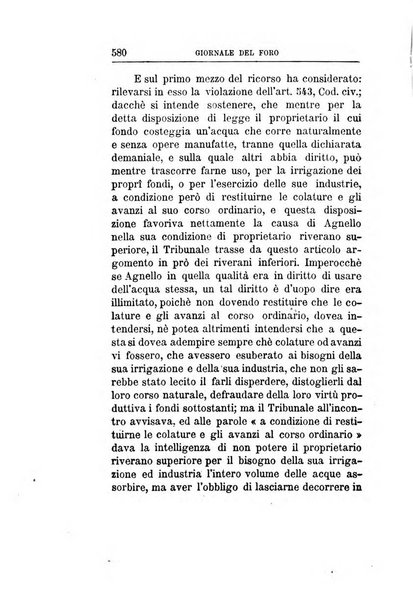 Giornale del Foro in cui si raccolgono le più importanti regiudicate dei supremi tribunali di Roma e dello Stato pontificio in materia civile