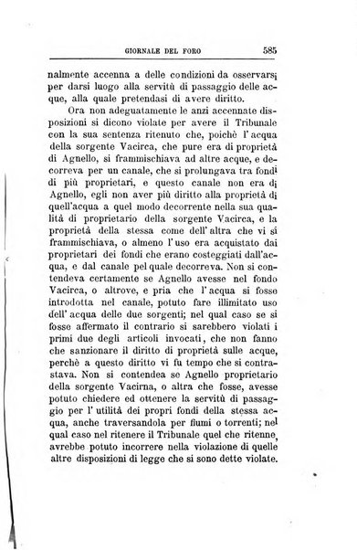 Giornale del Foro in cui si raccolgono le più importanti regiudicate dei supremi tribunali di Roma e dello Stato pontificio in materia civile