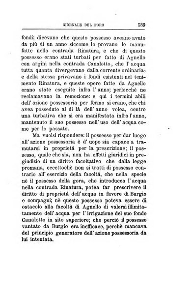 Giornale del Foro in cui si raccolgono le più importanti regiudicate dei supremi tribunali di Roma e dello Stato pontificio in materia civile