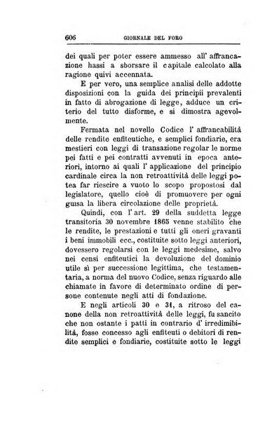 Giornale del Foro in cui si raccolgono le più importanti regiudicate dei supremi tribunali di Roma e dello Stato pontificio in materia civile