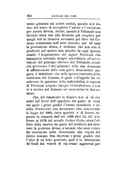 Giornale del Foro in cui si raccolgono le più importanti regiudicate dei supremi tribunali di Roma e dello Stato pontificio in materia civile