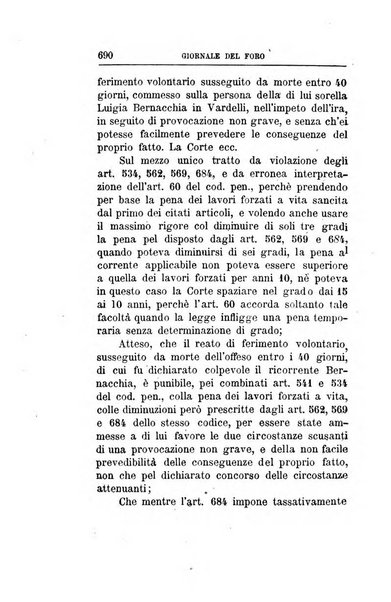 Giornale del Foro in cui si raccolgono le più importanti regiudicate dei supremi tribunali di Roma e dello Stato pontificio in materia civile