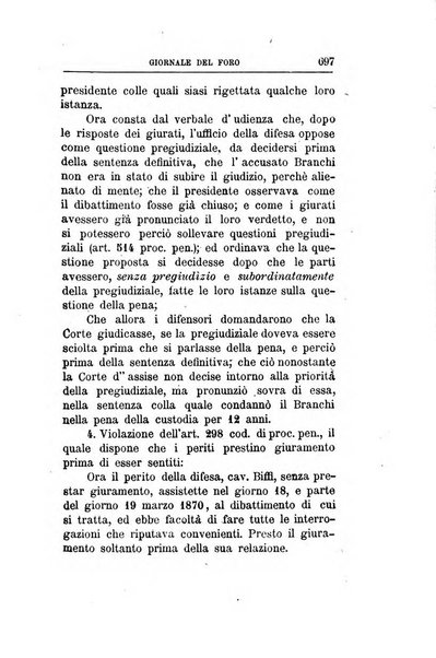 Giornale del Foro in cui si raccolgono le più importanti regiudicate dei supremi tribunali di Roma e dello Stato pontificio in materia civile