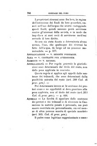 Giornale del Foro in cui si raccolgono le più importanti regiudicate dei supremi tribunali di Roma e dello Stato pontificio in materia civile