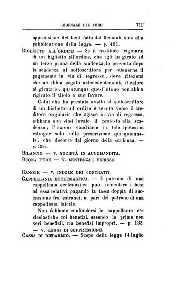 Giornale del Foro in cui si raccolgono le più importanti regiudicate dei supremi tribunali di Roma e dello Stato pontificio in materia civile