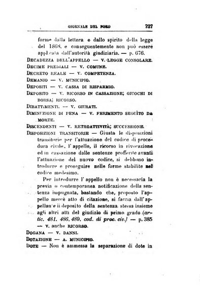 Giornale del Foro in cui si raccolgono le più importanti regiudicate dei supremi tribunali di Roma e dello Stato pontificio in materia civile