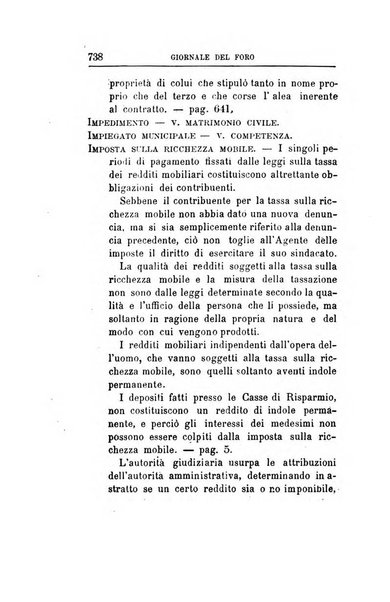 Giornale del Foro in cui si raccolgono le più importanti regiudicate dei supremi tribunali di Roma e dello Stato pontificio in materia civile