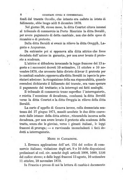 Giornale del Foro in cui si raccolgono le più importanti regiudicate dei supremi tribunali di Roma e dello Stato pontificio in materia civile