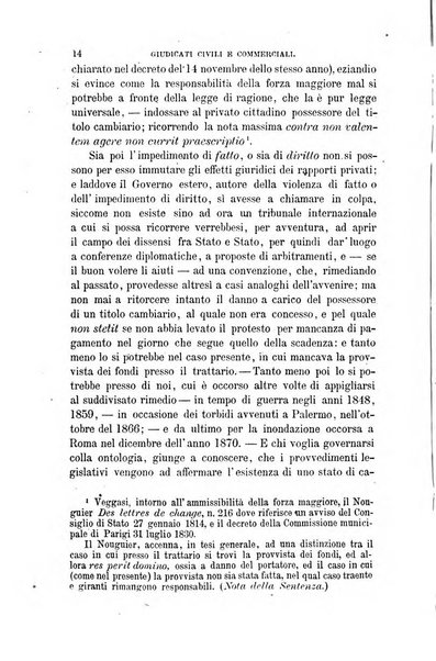 Giornale del Foro in cui si raccolgono le più importanti regiudicate dei supremi tribunali di Roma e dello Stato pontificio in materia civile