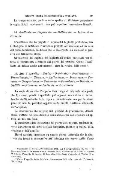 Giornale del Foro in cui si raccolgono le più importanti regiudicate dei supremi tribunali di Roma e dello Stato pontificio in materia civile