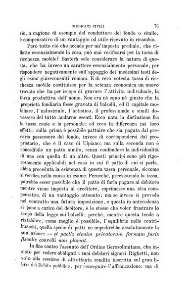 Giornale del Foro in cui si raccolgono le più importanti regiudicate dei supremi tribunali di Roma e dello Stato pontificio in materia civile