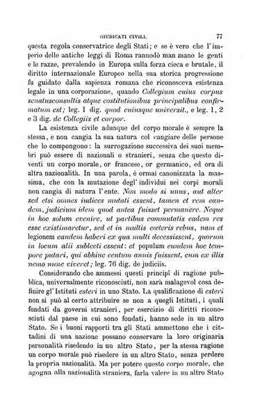 Giornale del Foro in cui si raccolgono le più importanti regiudicate dei supremi tribunali di Roma e dello Stato pontificio in materia civile