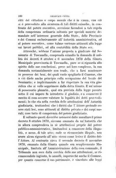 Giornale del Foro in cui si raccolgono le più importanti regiudicate dei supremi tribunali di Roma e dello Stato pontificio in materia civile