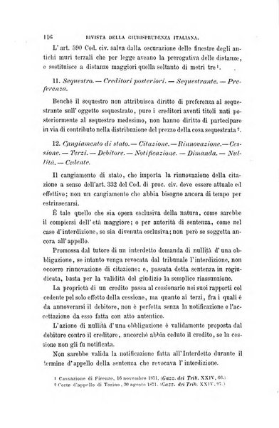 Giornale del Foro in cui si raccolgono le più importanti regiudicate dei supremi tribunali di Roma e dello Stato pontificio in materia civile