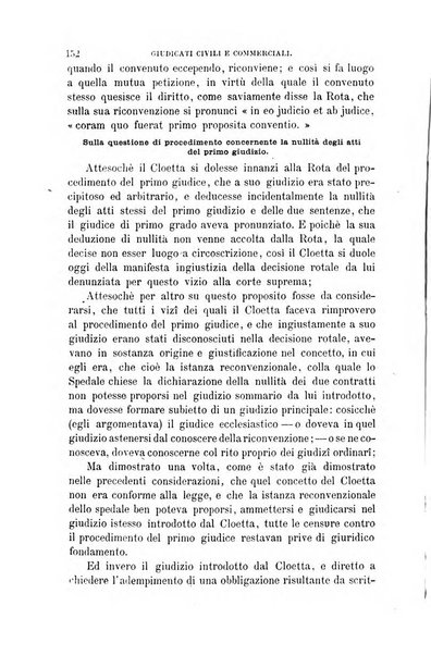 Giornale del Foro in cui si raccolgono le più importanti regiudicate dei supremi tribunali di Roma e dello Stato pontificio in materia civile