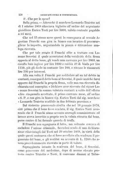 Giornale del Foro in cui si raccolgono le più importanti regiudicate dei supremi tribunali di Roma e dello Stato pontificio in materia civile