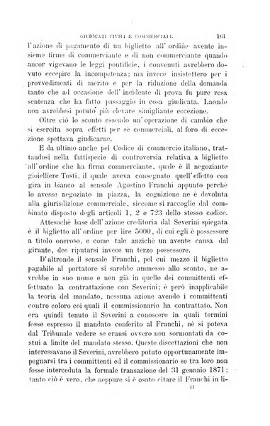 Giornale del Foro in cui si raccolgono le più importanti regiudicate dei supremi tribunali di Roma e dello Stato pontificio in materia civile