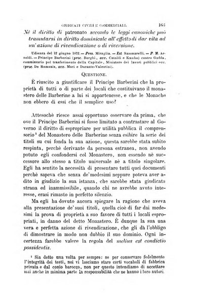 Giornale del Foro in cui si raccolgono le più importanti regiudicate dei supremi tribunali di Roma e dello Stato pontificio in materia civile