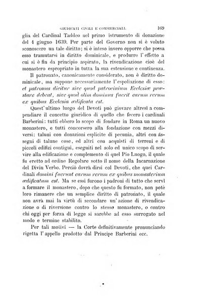 Giornale del Foro in cui si raccolgono le più importanti regiudicate dei supremi tribunali di Roma e dello Stato pontificio in materia civile