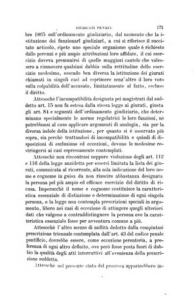 Giornale del Foro in cui si raccolgono le più importanti regiudicate dei supremi tribunali di Roma e dello Stato pontificio in materia civile