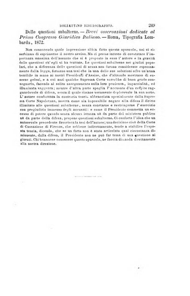 Giornale del Foro in cui si raccolgono le più importanti regiudicate dei supremi tribunali di Roma e dello Stato pontificio in materia civile