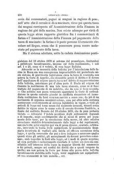 Giornale del Foro in cui si raccolgono le più importanti regiudicate dei supremi tribunali di Roma e dello Stato pontificio in materia civile