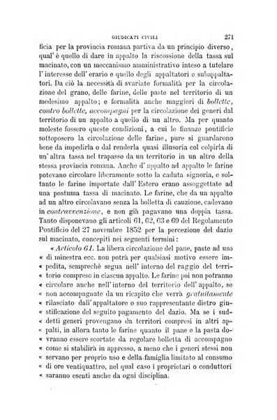 Giornale del Foro in cui si raccolgono le più importanti regiudicate dei supremi tribunali di Roma e dello Stato pontificio in materia civile